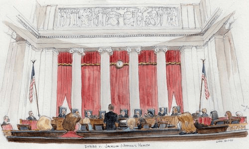 Majority of court appears poised to roll back abortion rights