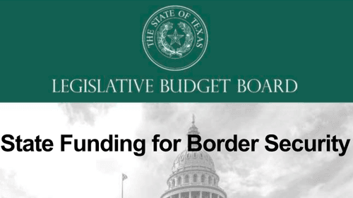 State Funding for Border Security
