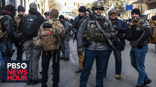 Gun-rights advocates turn out in huge numbers to protest proposed Virginia restrictions
