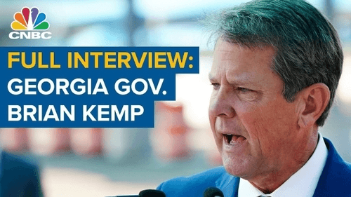 Watch CNBC’s full interview with Georgia Gov. Brian Kemp on voter law backlash
