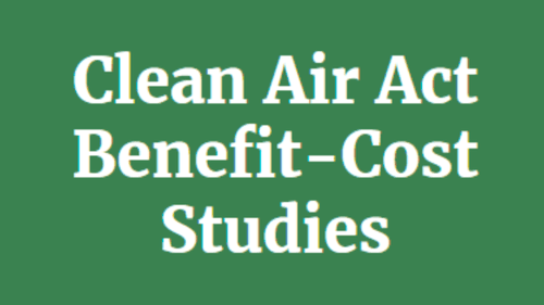 The Clean Air Act and the Economy