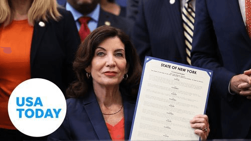New York Gov. Kathy Hochul signs gun laws after string of shootings
